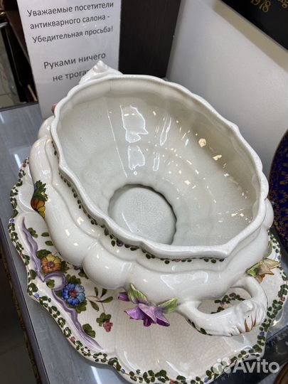 Антикварная ваза фарфор