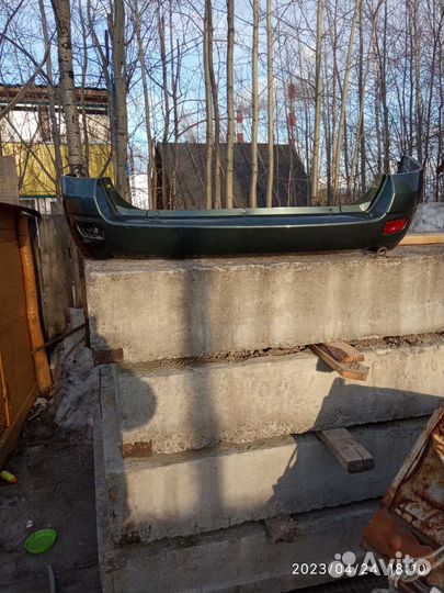 Задний бампер на приора универсал