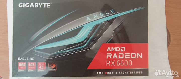Видеокарта gigabyte radeon RX 6600