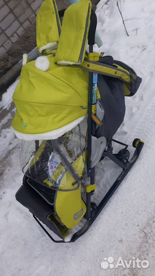 Санки на колесах