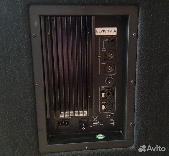 Активный субвуфер alto elvis15SA