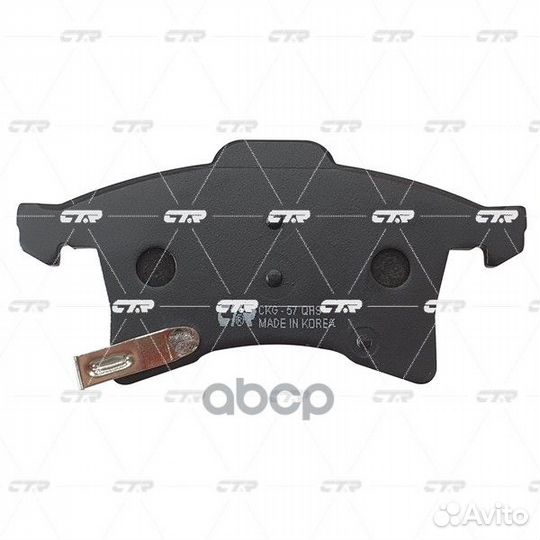 Колодки тормозные перед opel astra G/H/corsa