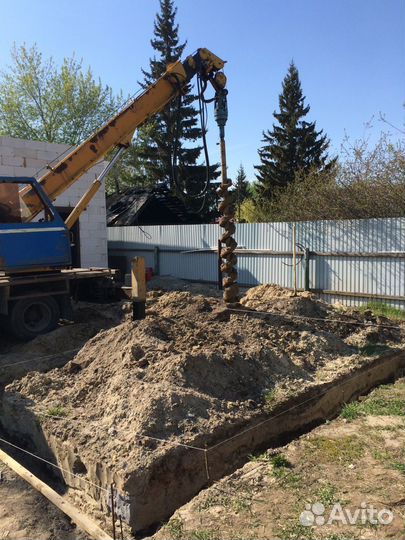 Услуги ямобура и буровых работ