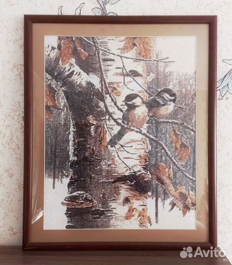 Картина вышитая крестом