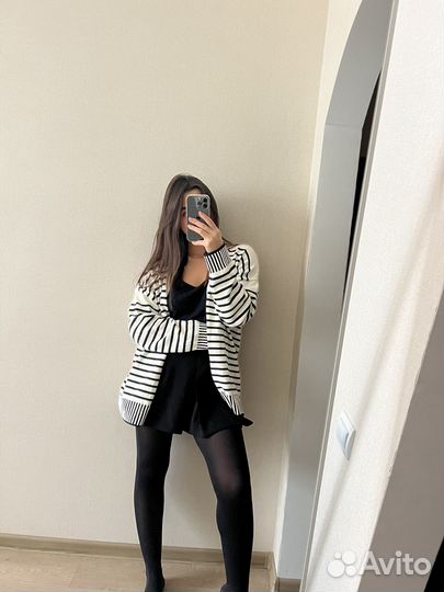 Кардиган в полоску