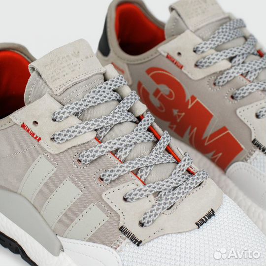 Мужские Adidas Nite Jogger White Grey