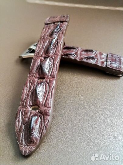 Ремень для часов из гребня крокодила/ручная работа