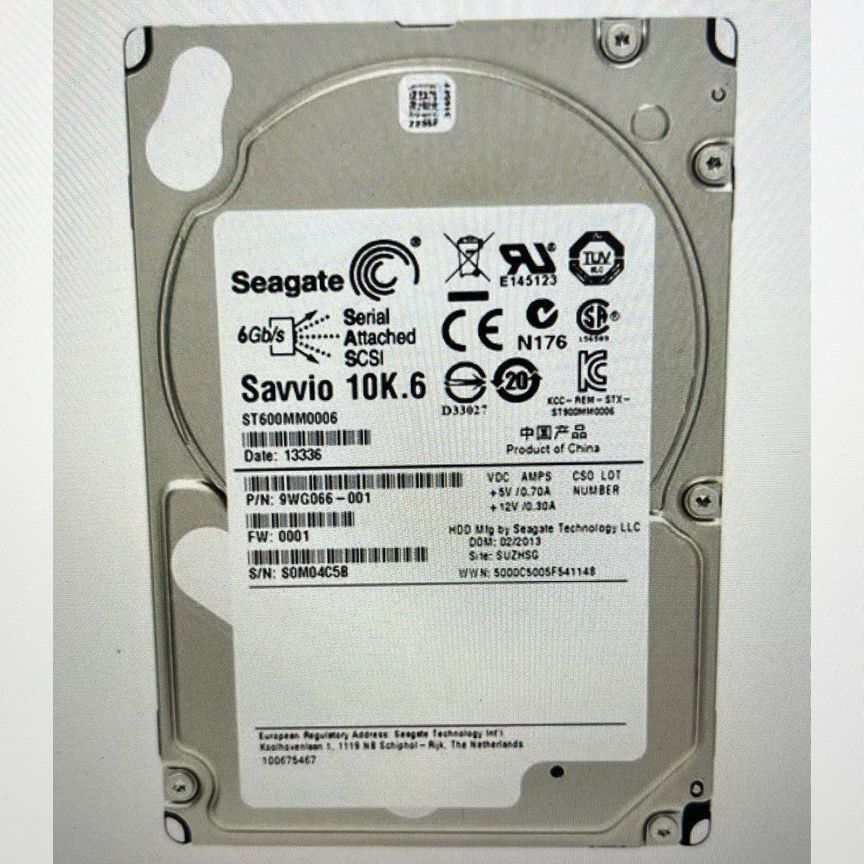 [ST600MM0006] 600gb Sas Sff Hdd Seagate St600mm0006