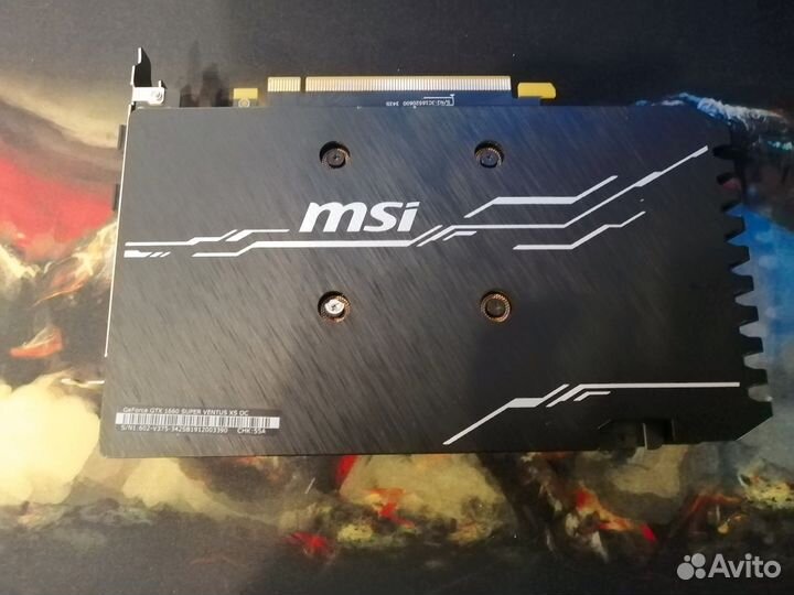 Видеокарта MSI GTX 1660 super