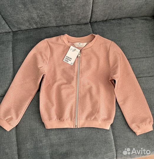 Кофта бомбер(новый)hm для девочки 110