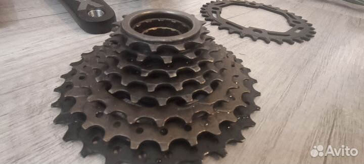 Обод,Покрышка,Шатуны,Педали,Кассета