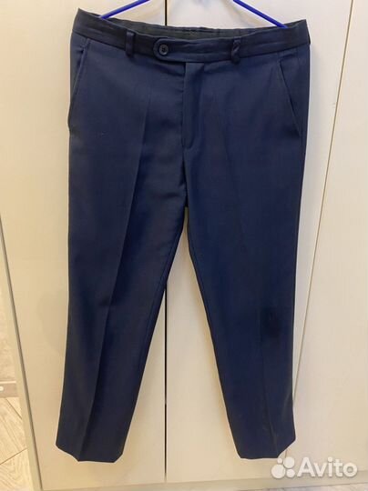 Школьный костюм синий пиджак жилет брюки