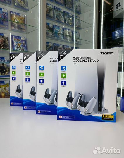 Вертикальная охлаждающая подставка для PS5