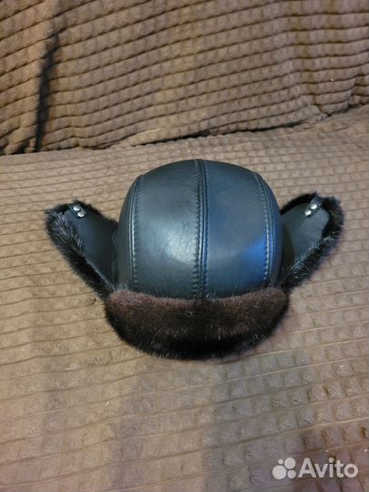 Мужская зимняя шапка ушанка меховая