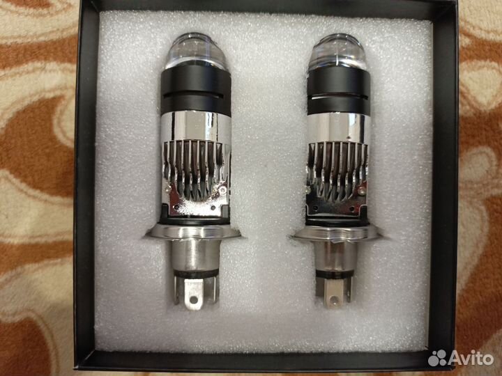 Лампочки с линзой h4