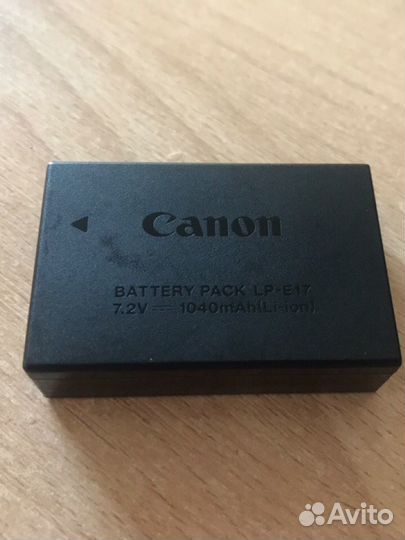 Аккумулятор LP-E17 на 1040 мАч для камер EOS 77D
