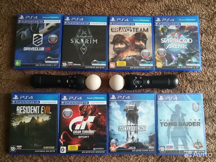 Игры для PS4 и VR