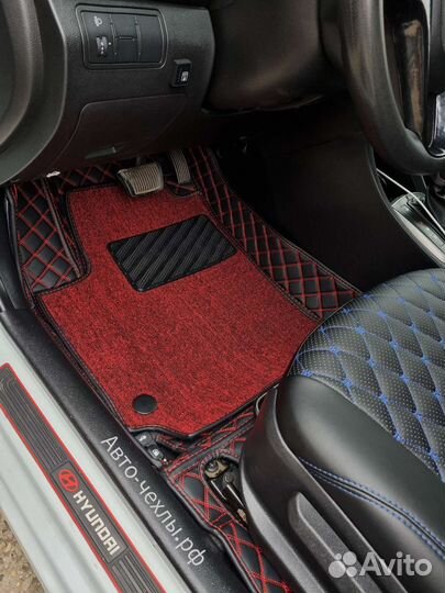 Чехлы экокожа Hyundai Solaris - Creta - Kia Cerato