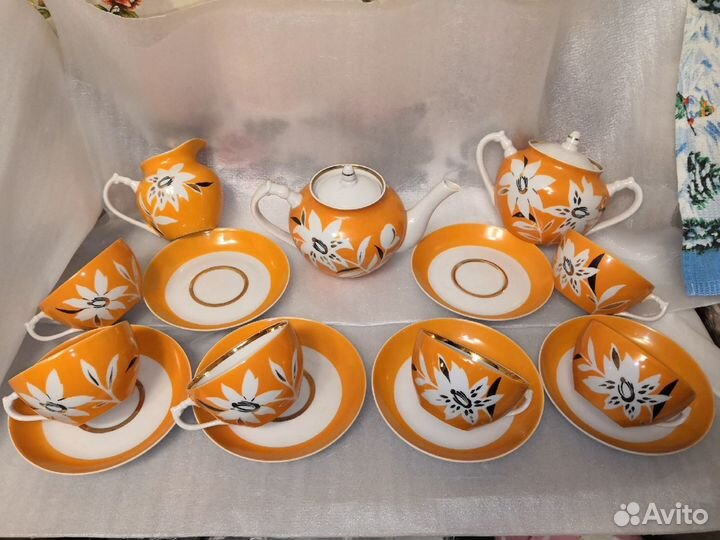Чайный сервиз лфз дулево болгария