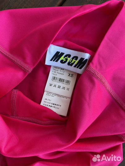 Велосипедки, шорты розовые msgm размер XS