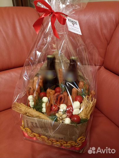 Мужской съедобный букет