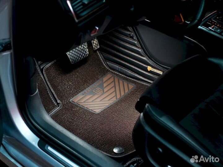 3D коврики из экокожи Audi