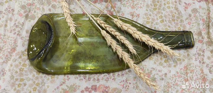 Тарелка-бутылка из с текла