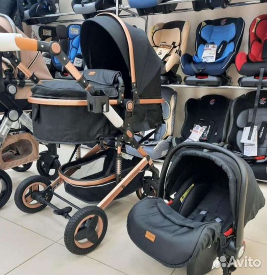 Новая Коляска 3 в 1, 2 в 1