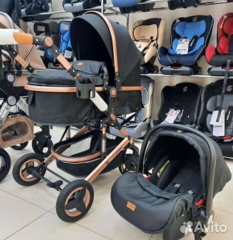 Новая Коляска 3 в 1, 2 в 1