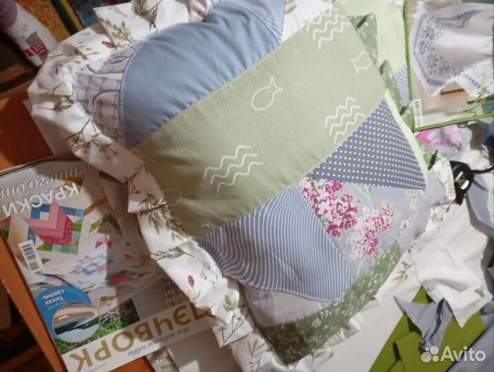 Подушки в стиле пэчворк