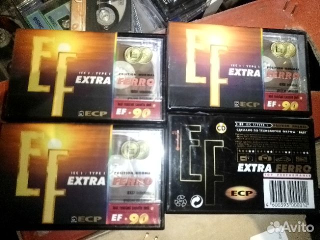 Аудиокассеты новые запечатанные разные