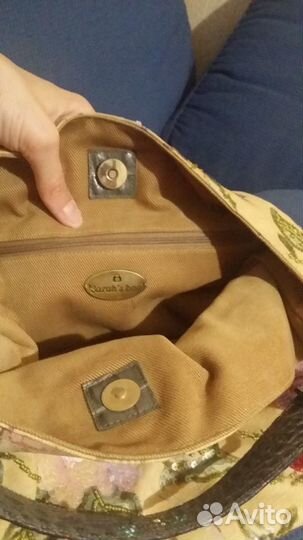 Сумка ручной работы с вышивкой