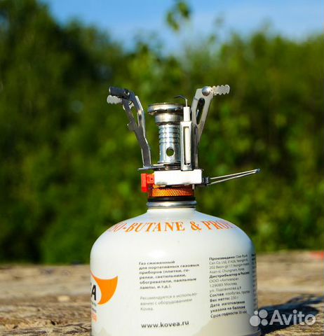 Газовая горелка туристическая с пьезоподжигом