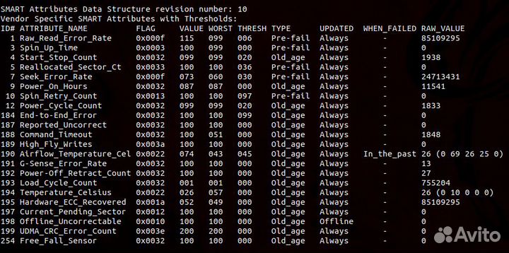 Жесткие диски для ноутбука 2.5
