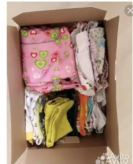 Вещи пакетом на девочку с рождения до 2х лет
