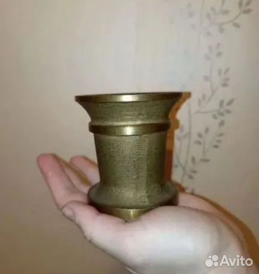 Латунная ступка