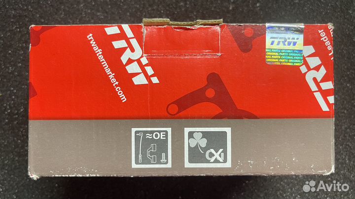 Колодки передние TRW на Рено Логан 2