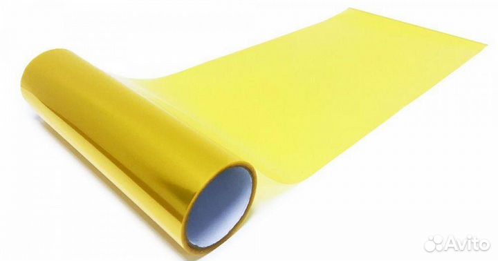 Желтая пленка свето фильтр для фар и LED Bar