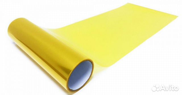 Желтая пленка свето фильтр для фар и LED Bar