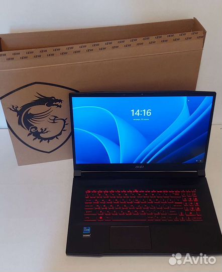 Игровой ноутбук msi rtx 3060 16gb i7-12650