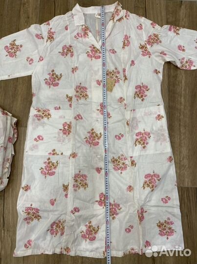 Халат х/б Ретро 1992 год ситец бязь 1 сорт