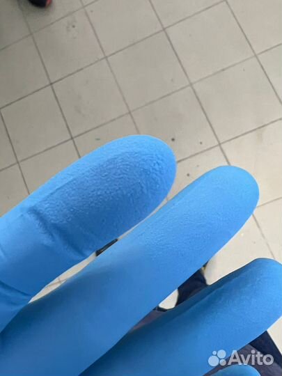 Перчатки медицинские нитриловые