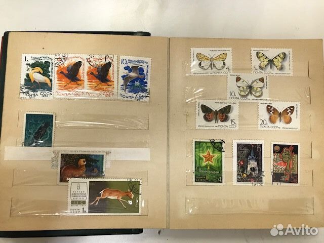 Альбом с марками Почта СССР 1967-1986гг. по сериям