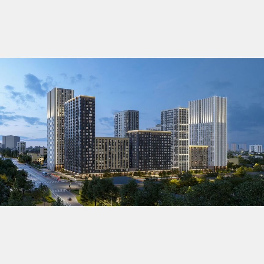 2-к. квартира, 52 м², 5/25 эт.