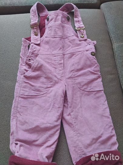 Флисовый полукомбинезон на девочку