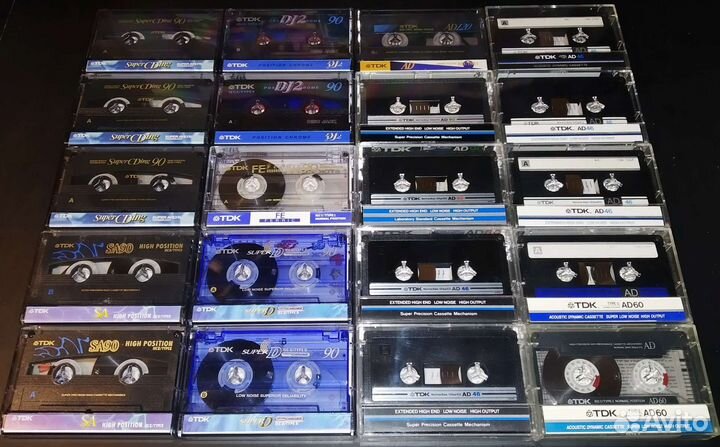 Аудио кассеты TDK Maxell Basf Sony Denon