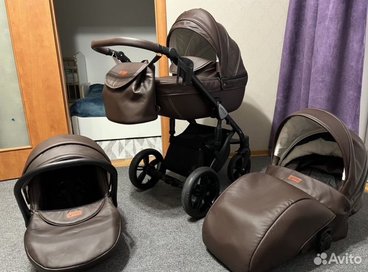 Коляска verdi 3 в 1 mokka