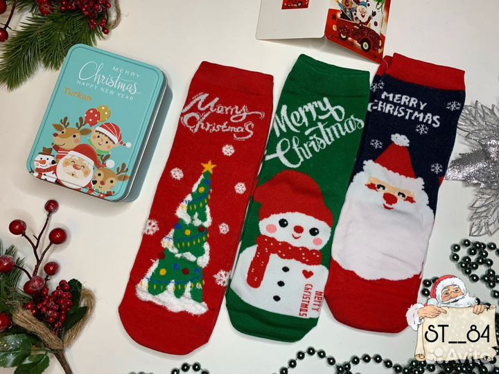 Носки новогодние