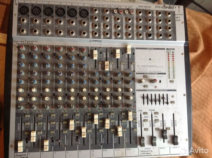 Микшерный пульт phonic MM1805