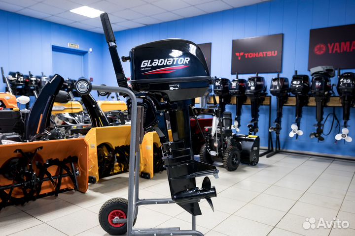 Лодочный мотор gladiator G 9.8 FHS витрина